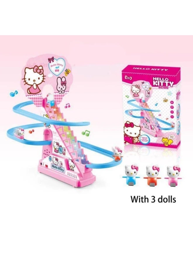 كيتي لعبة ملاهي هيرلو كيتي – 3 شخصيات – تعليمية وترفيهية للأطفال - Image 5